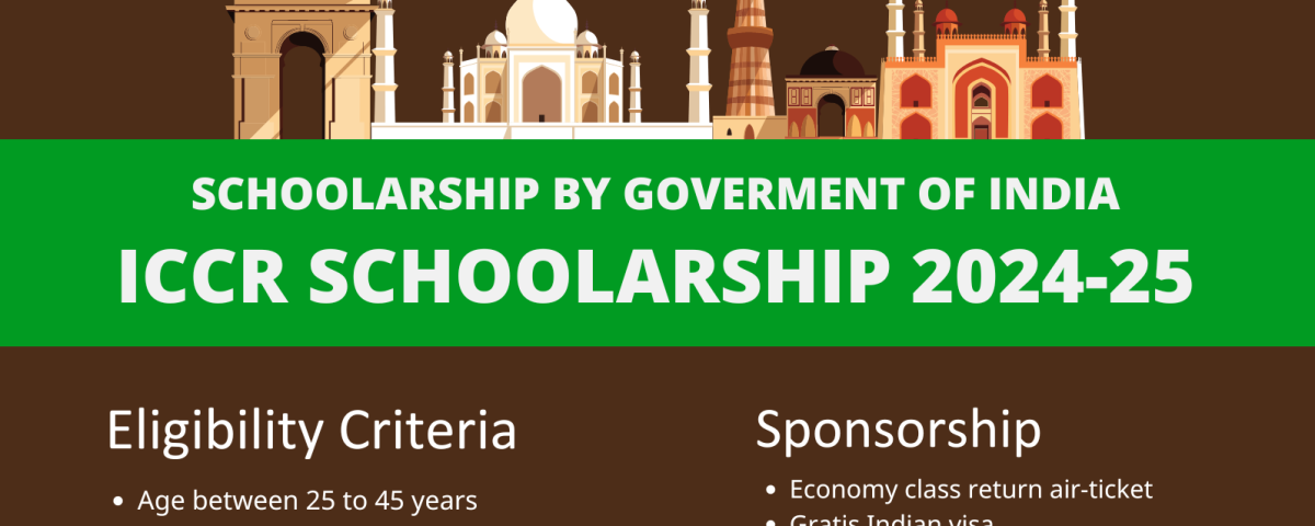 SCHOOLARSHIP BY GOVERMENT OF INDIA ICCR Schoolarship 2024-25